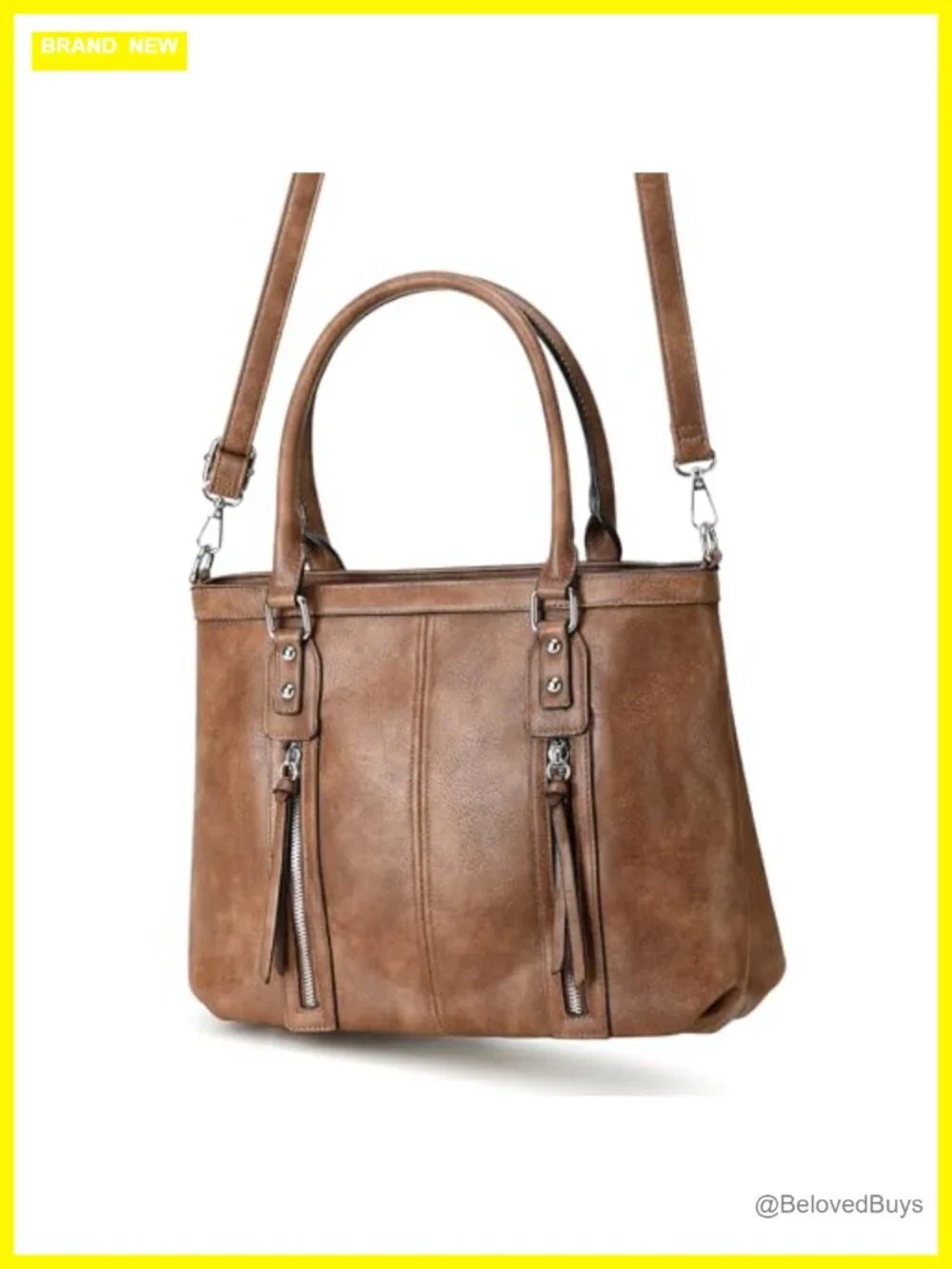 Vegan Leather Hobo Bag Large Crossbody Purse Tote Shoulder Handbag